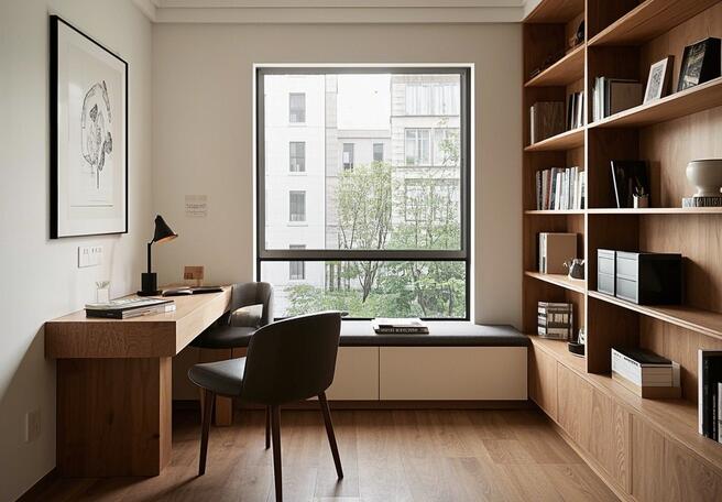 裝修干貨：精準(zhǔn)規(guī)劃書房尺寸，提升空間利用率與舒適度